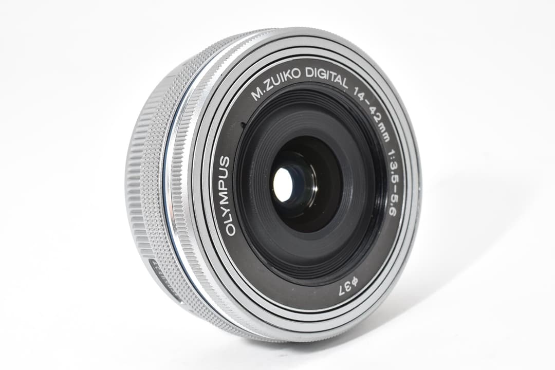 OLYMPUSM.ZUIKOED14-42mm シルバー 0411