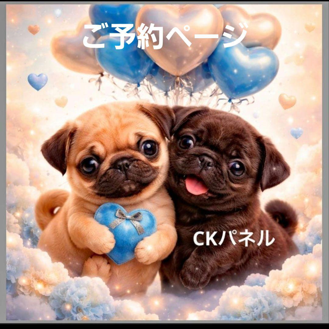 激レアパグ、柴犬、マルチーズ、チワワ、ポメラニアン、トイプーパネル生地