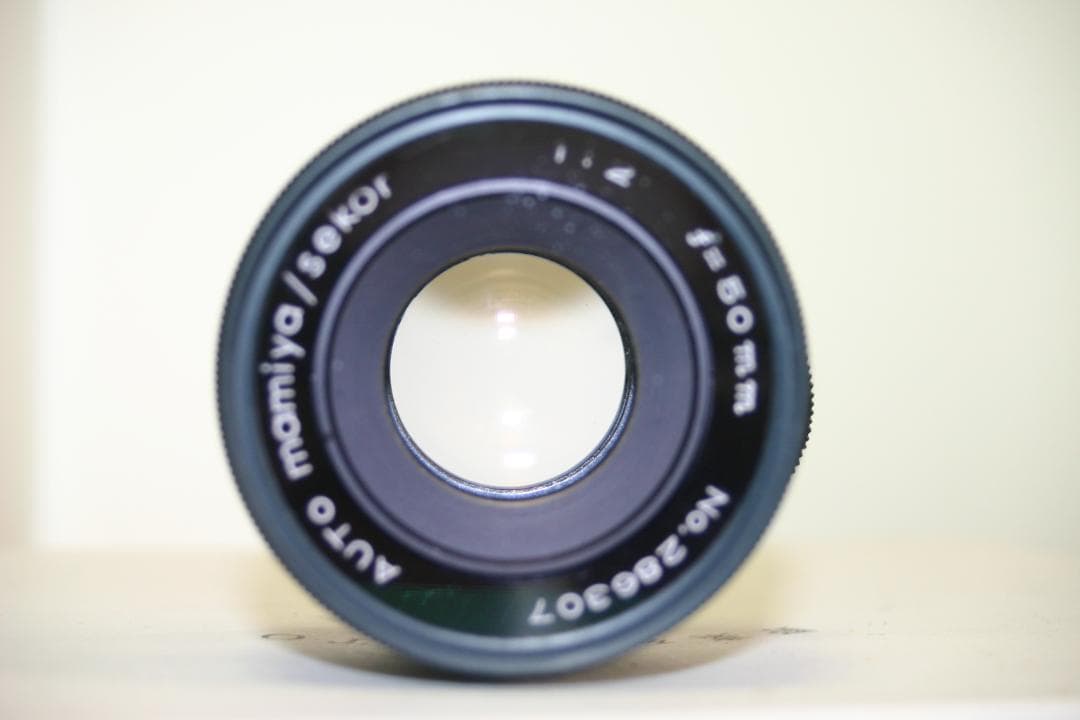 【動作確認済】マミヤセコール500DTL+オートセコール50㎜f2（マミヤ4）
