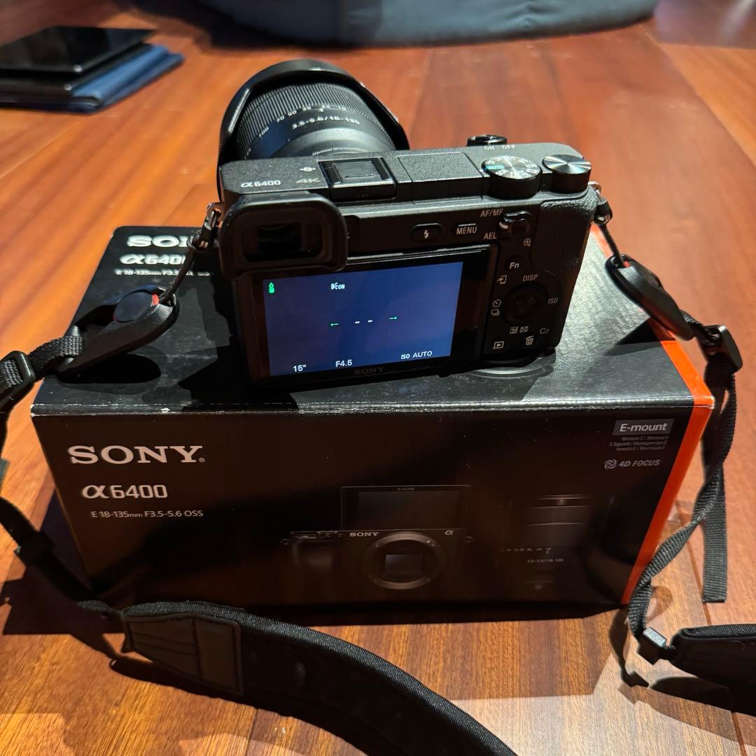 Sony α6400 ミラーレスカメラ 16-50mm 中古品動作確認済み 箱付
