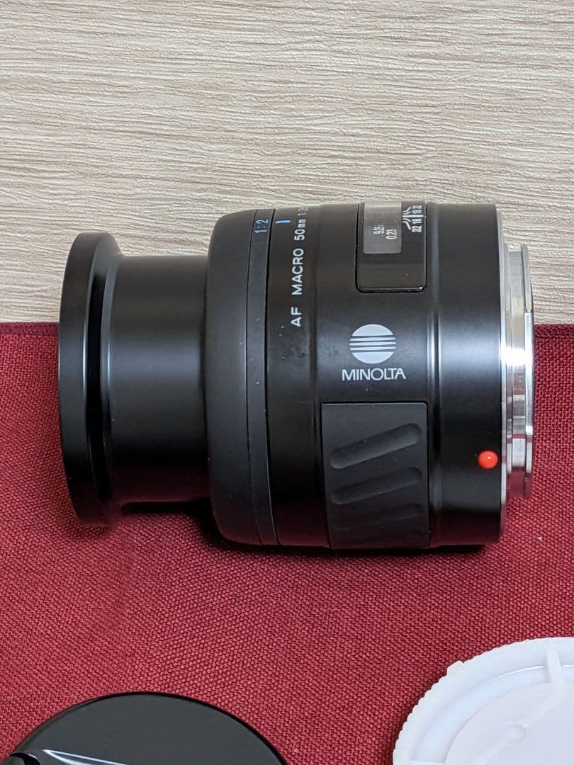 MINOLTA　レンズ　マクロ　af50