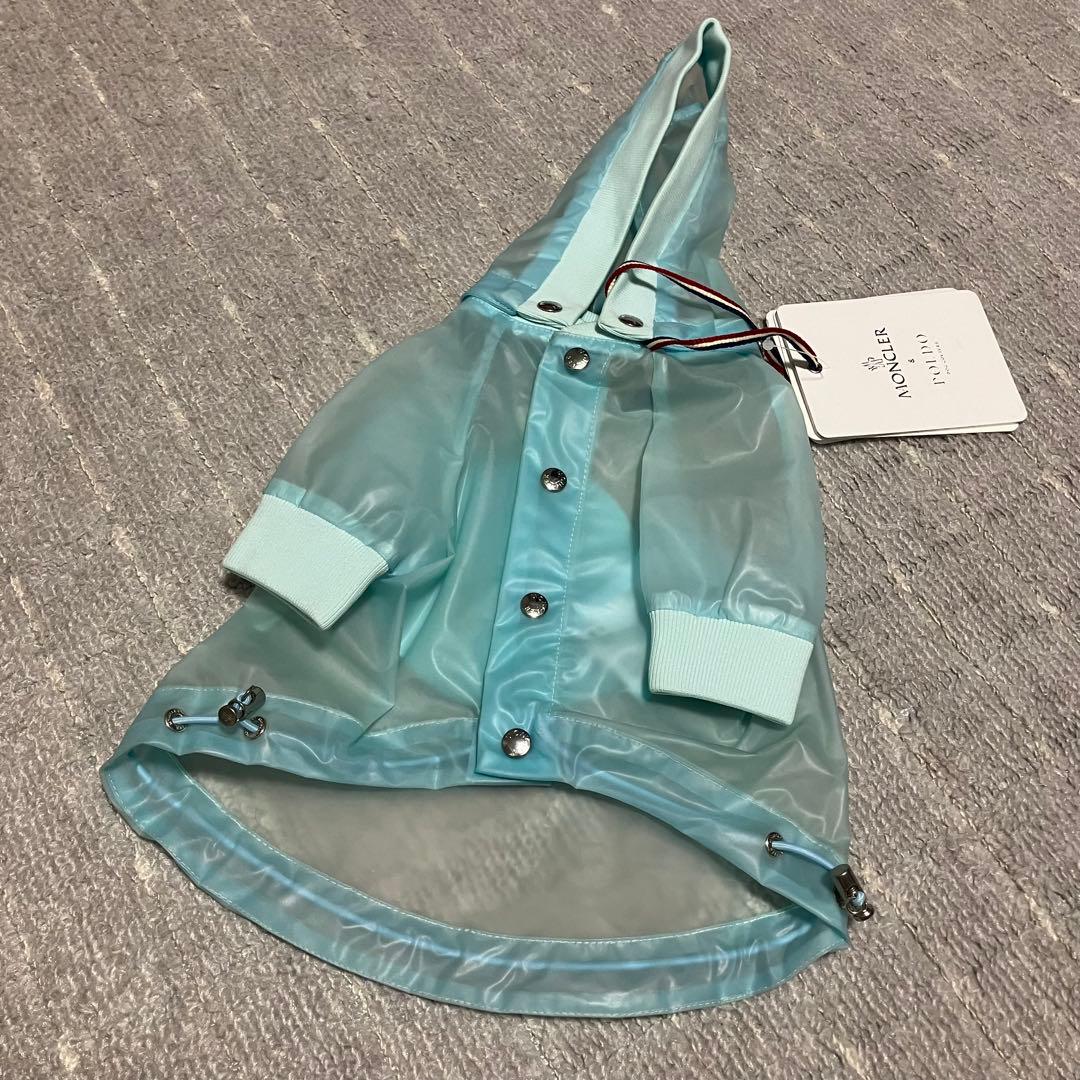 未使用タグ付き！モンクレール［ポルド］レインコート　犬用　ドッグ　服　フード