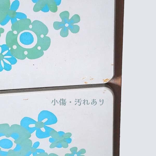【藤沢直接受取可】昭和レトロポップ 木製 花柄 チェスト 7段 引き出しタイケイ