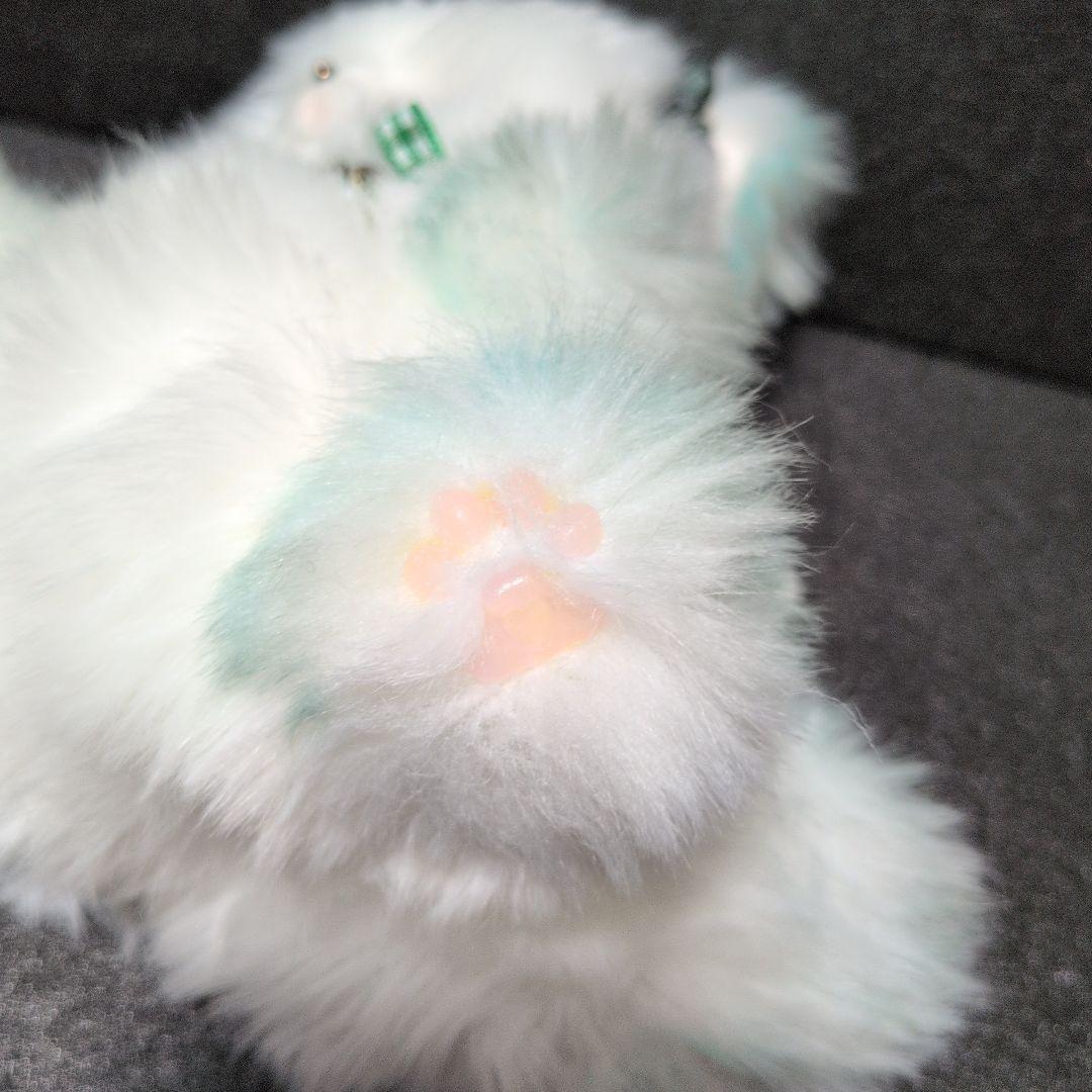 幼獣ちゃん　幻獣　ぬいぐるみ　アートドール　天使　ハンドメイド　グリーン　箱付き