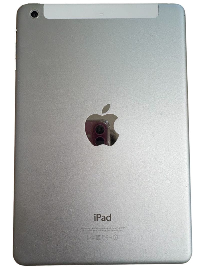 iPad mini 2 本体 シルバー A1490 第二世代　画面ヒビあり