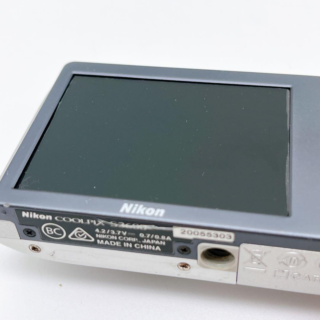 NIKON COOLPIX クールピクス S3600 シルバー オールド 箱付き