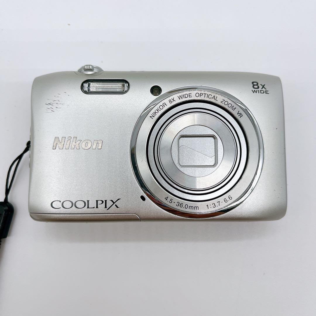 NIKON COOLPIX クールピクス S3600 シルバー オールド 箱付き
