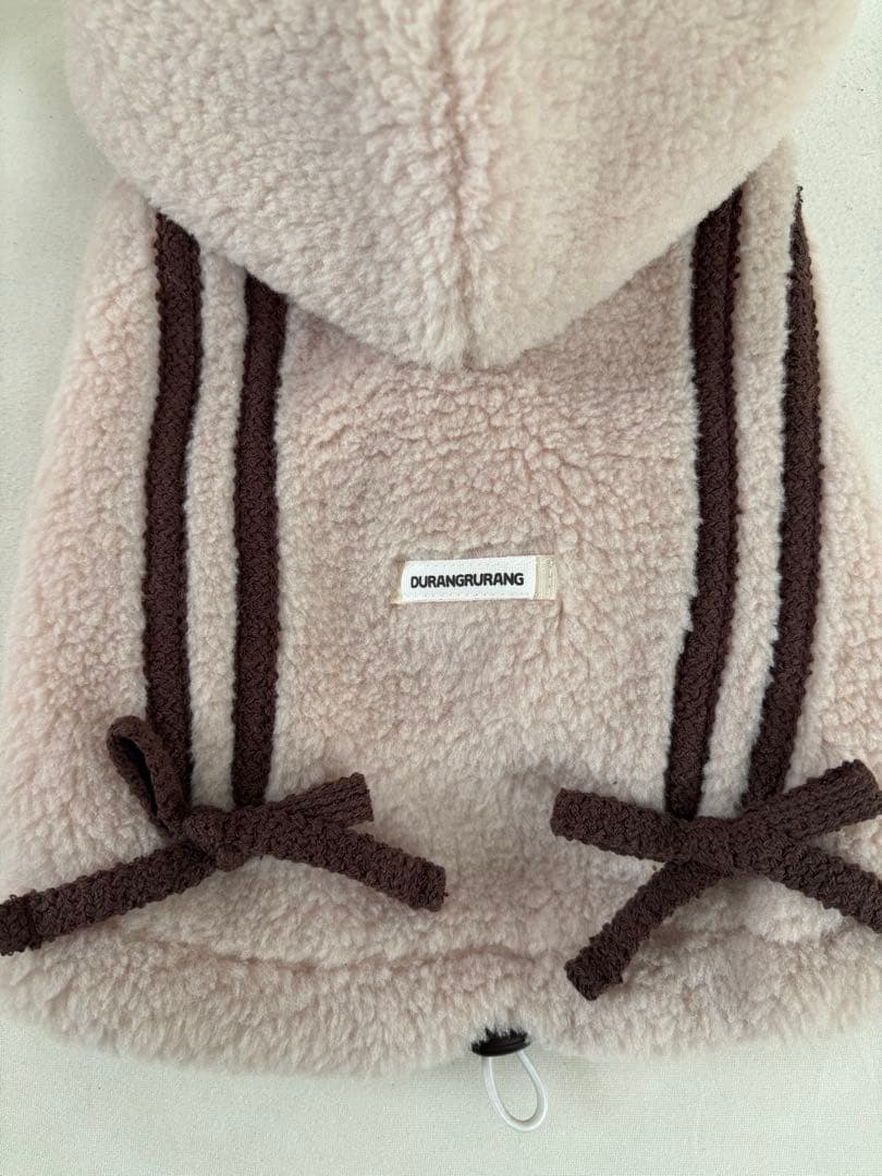犬服・アクセサリー DURANG RURANG RIBBON BOA HOODIE JACKET