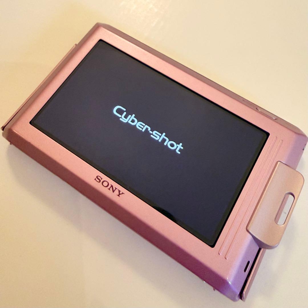 SONY Cyber-shot DSC-T77 コンパクトデジカメ　ピンク