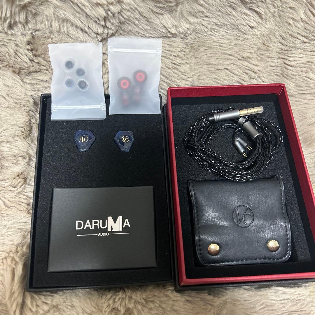 DARUMA AUDIO 木魂２　未使用　有線イヤホン　リケーブル