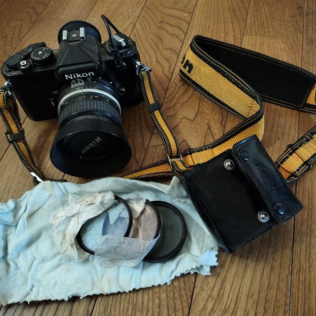 Nikon MF-12 フィルム一眼レフカメラ フィルター3枚付 動作未確認