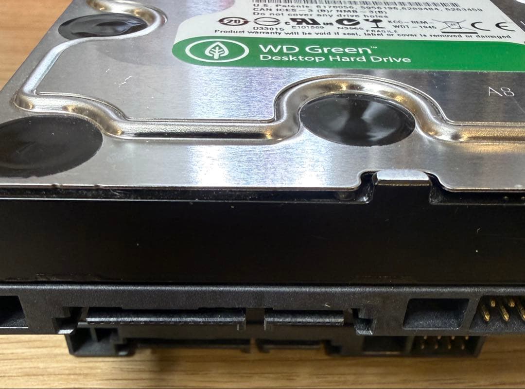 WD Green 3.0TB WD30EZRX HDD 2個セット 使用時間短
