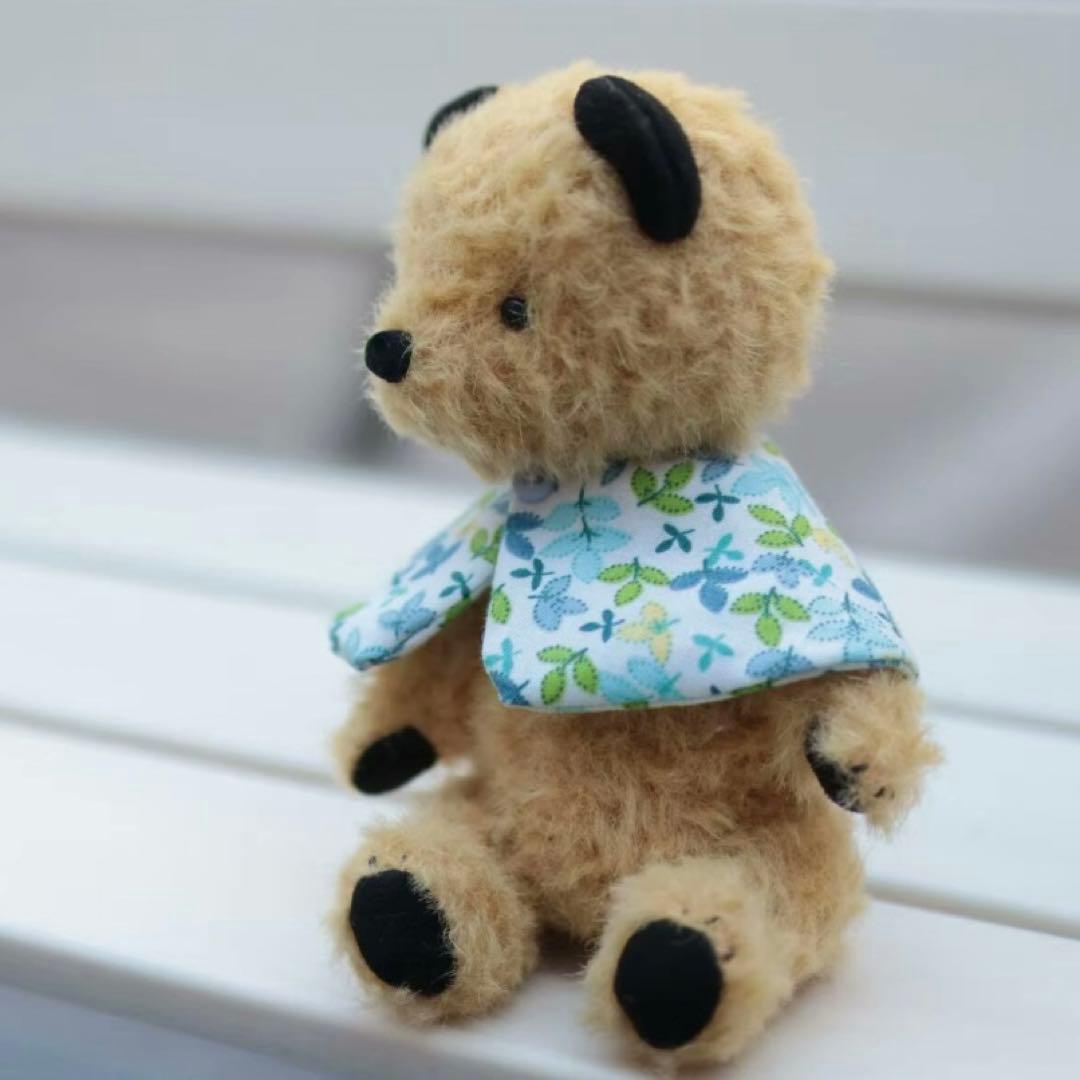 黒耳くまちゃん アーティストベア 海外作家様 ハンドメイド テディベア