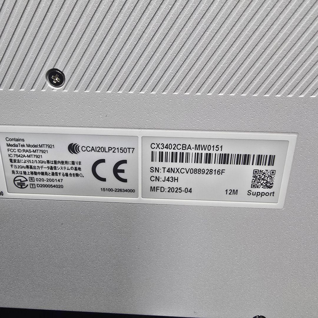 ASUS Chromebook Plus CX3402CB 極美品