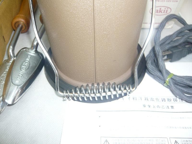 未使用に近い美品　タキイ電化和裁鏝　和裁こて　和裁コテ　マーク入り鏝２本セット