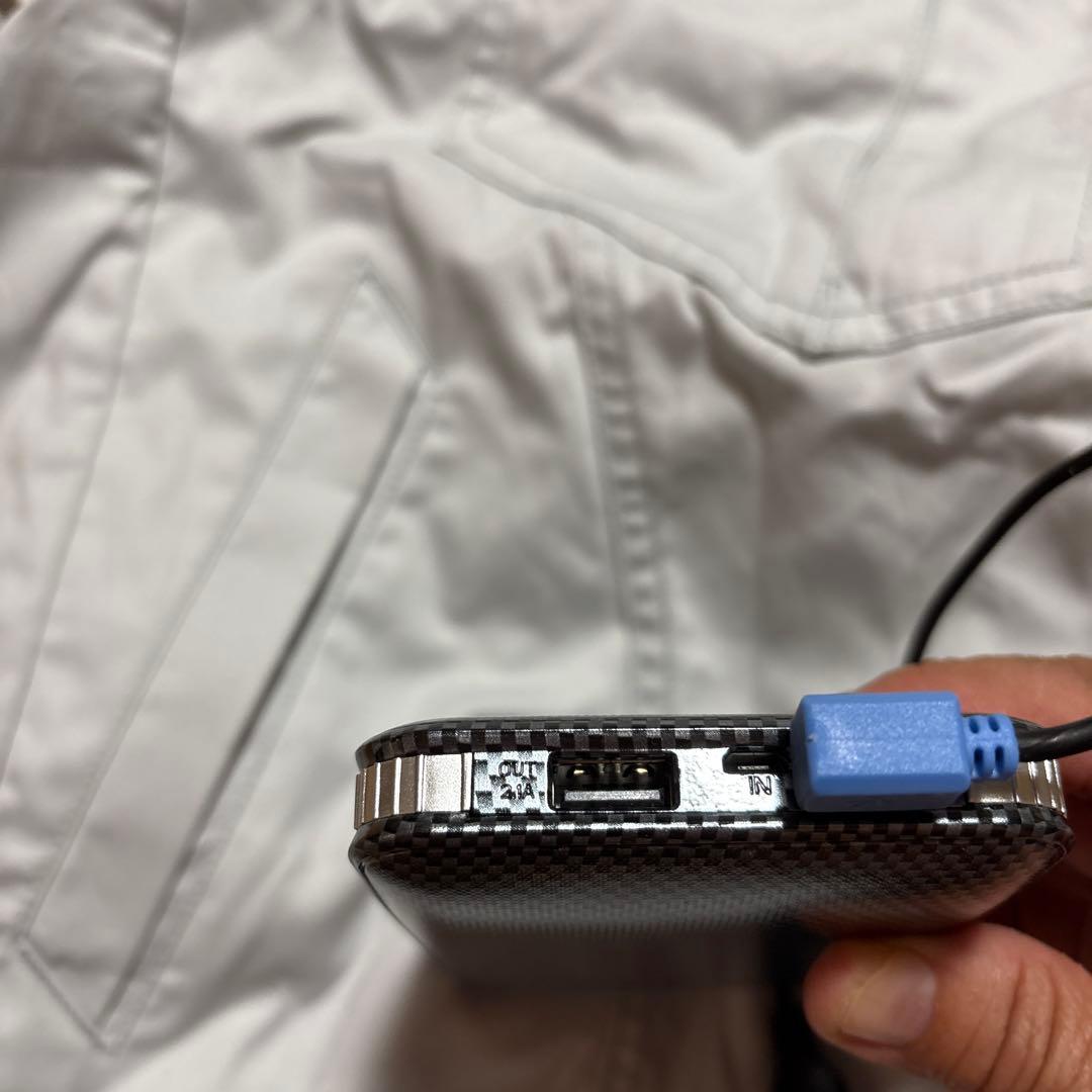 美品AIR SENSOR-1空調服、サイズM 未使用予備の洋服1枚セット