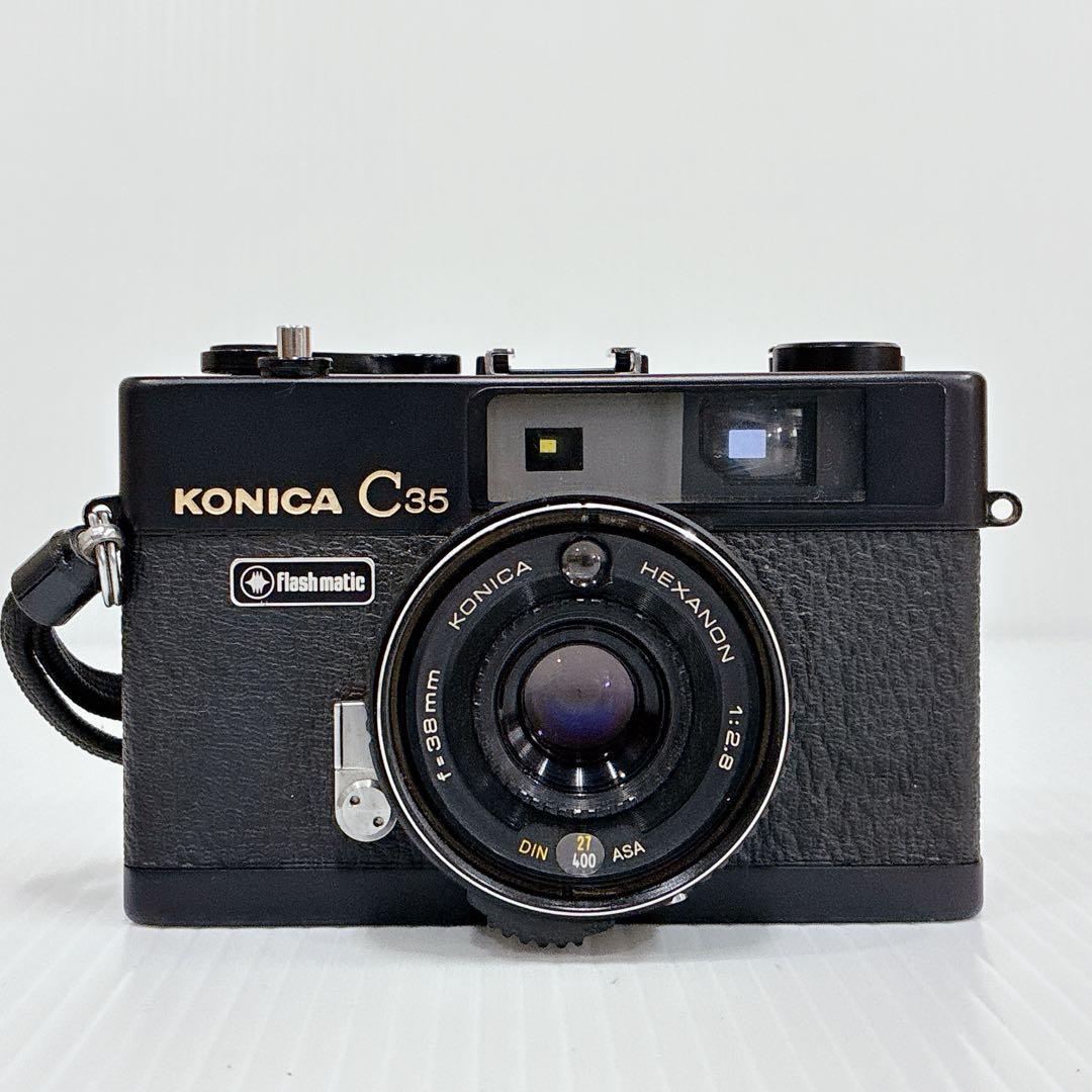 T-018【完動品】KONICA C35 Flashmatic ジャーニーコニカ