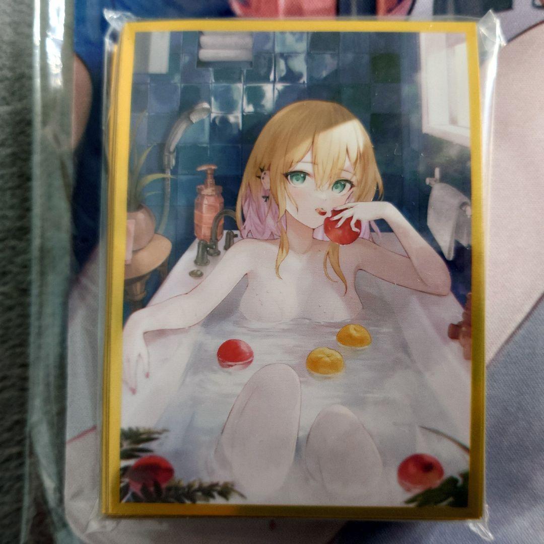 α1 ぶいすぽっ 果物&お風呂 胡桃のあ スリーブ&プレイマット
