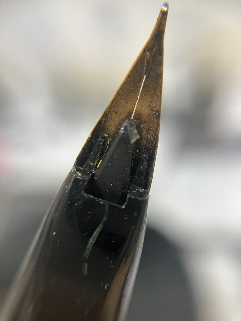 PILOT 14k 585 刻印 万年筆 黒ゴールド パイロット