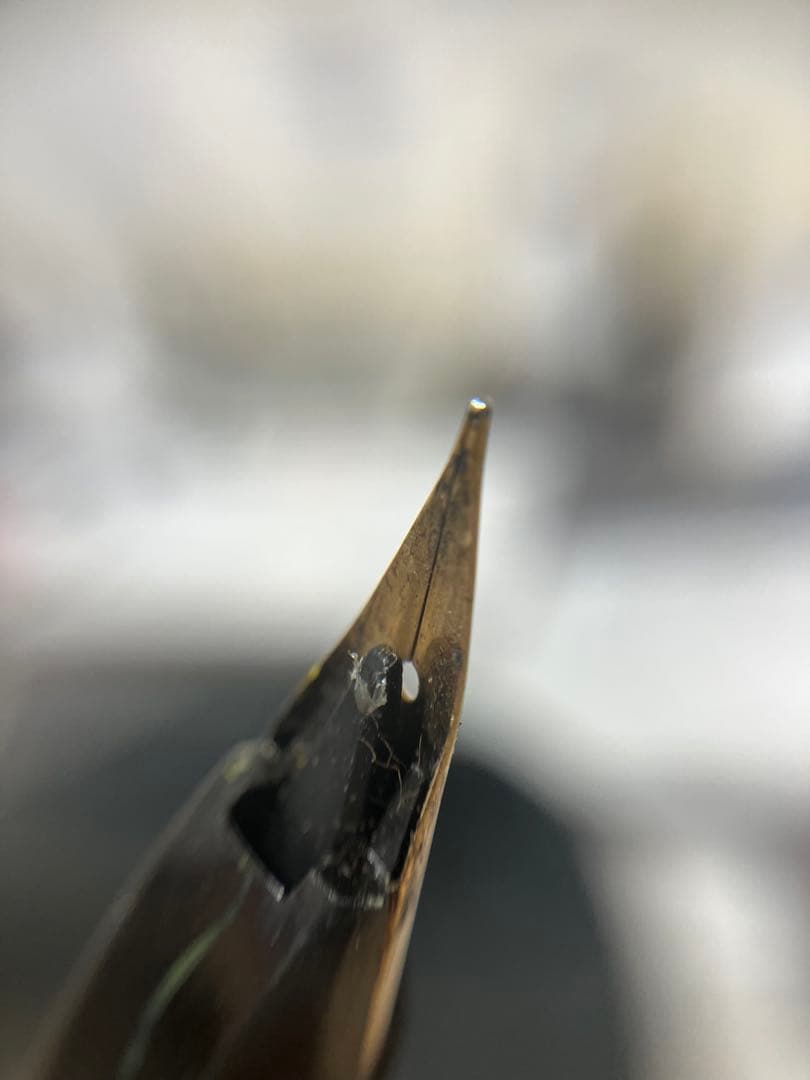 PILOT 14k 585 刻印 万年筆 黒ゴールド パイロット