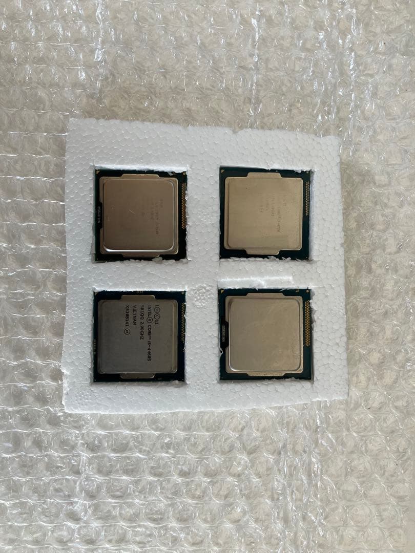 【念の為ジャンク品】CPU 4個セット