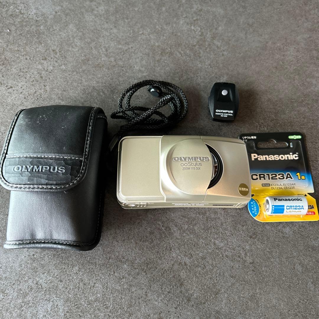 【美品】Olympus Stylus Zoom 115 DLX 本体電池付き