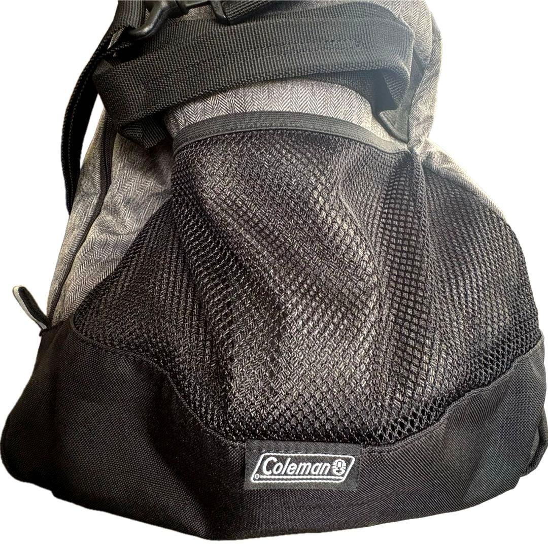 【未使用級】Coleman ボストンバッグ 50L ヘリンボーン 旅行バッグ 鞄