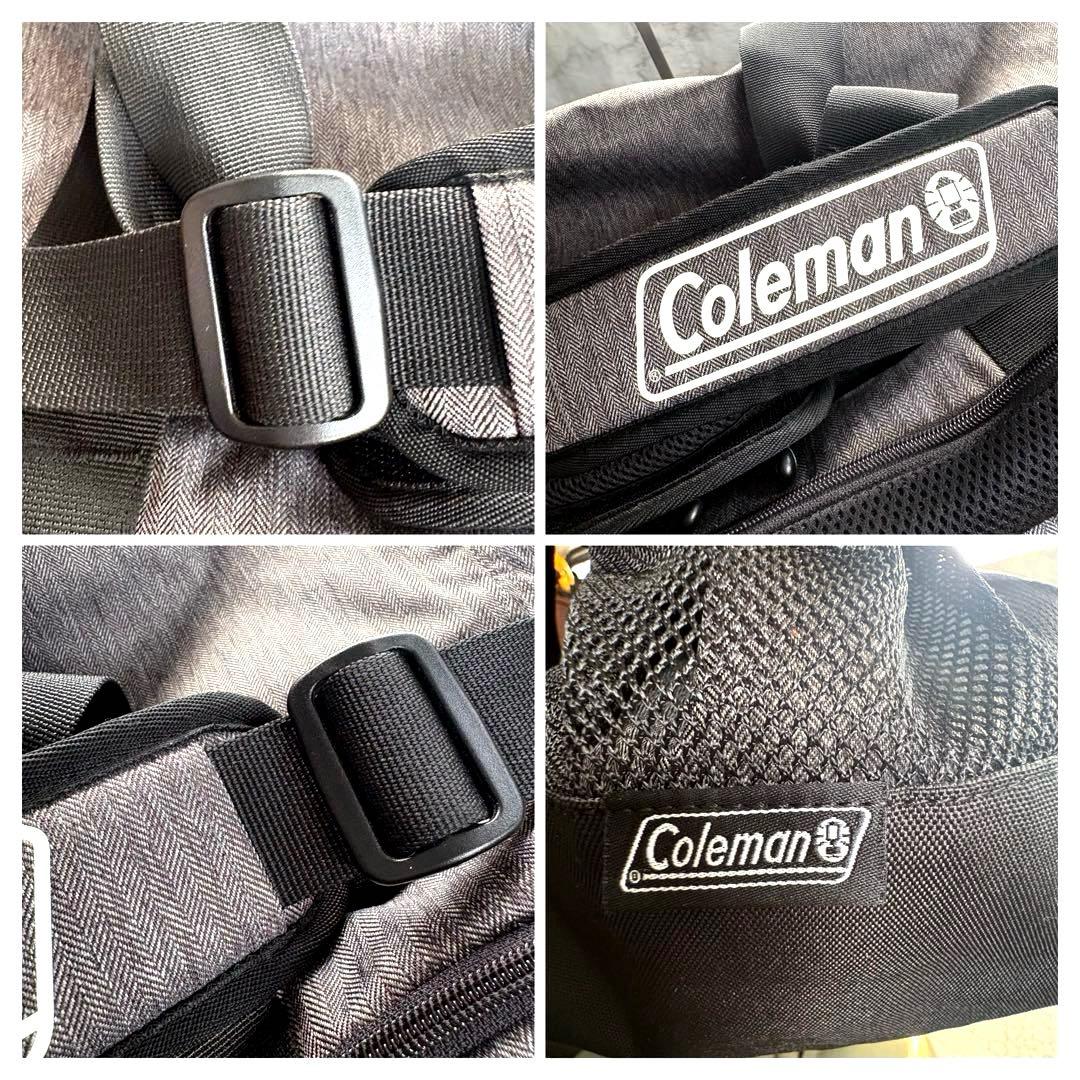 【未使用級】Coleman ボストンバッグ 50L ヘリンボーン 旅行バッグ 鞄