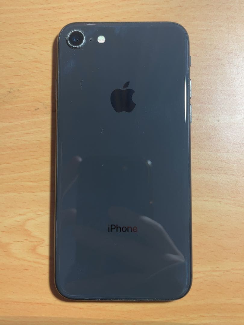【Apple】iPhone 8 スペースグレー本体、箱、説明書など