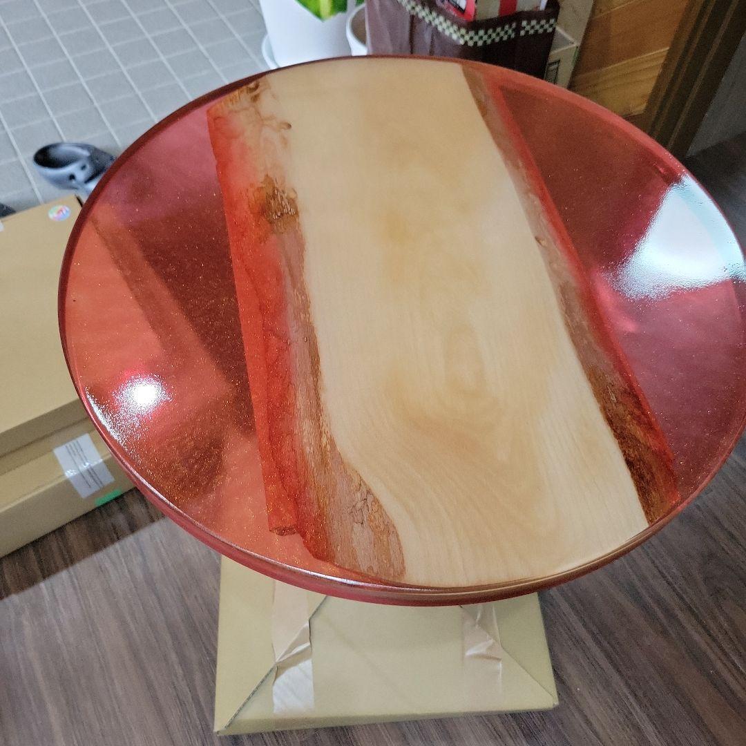 エポキシ樹脂の円形テーブル直径50cm