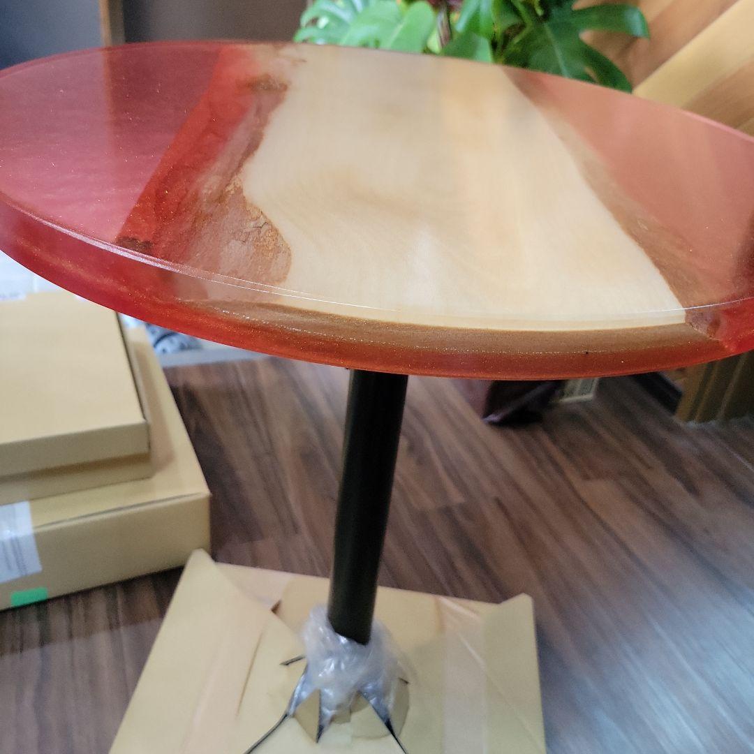エポキシ樹脂の円形テーブル直径50cm