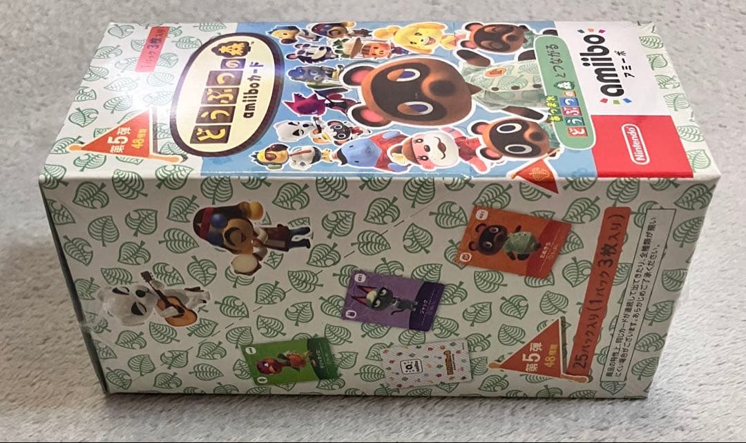 ★未開封 シュリンク付き★どうぶつの森 amiiboカード 第5弾 1BOX