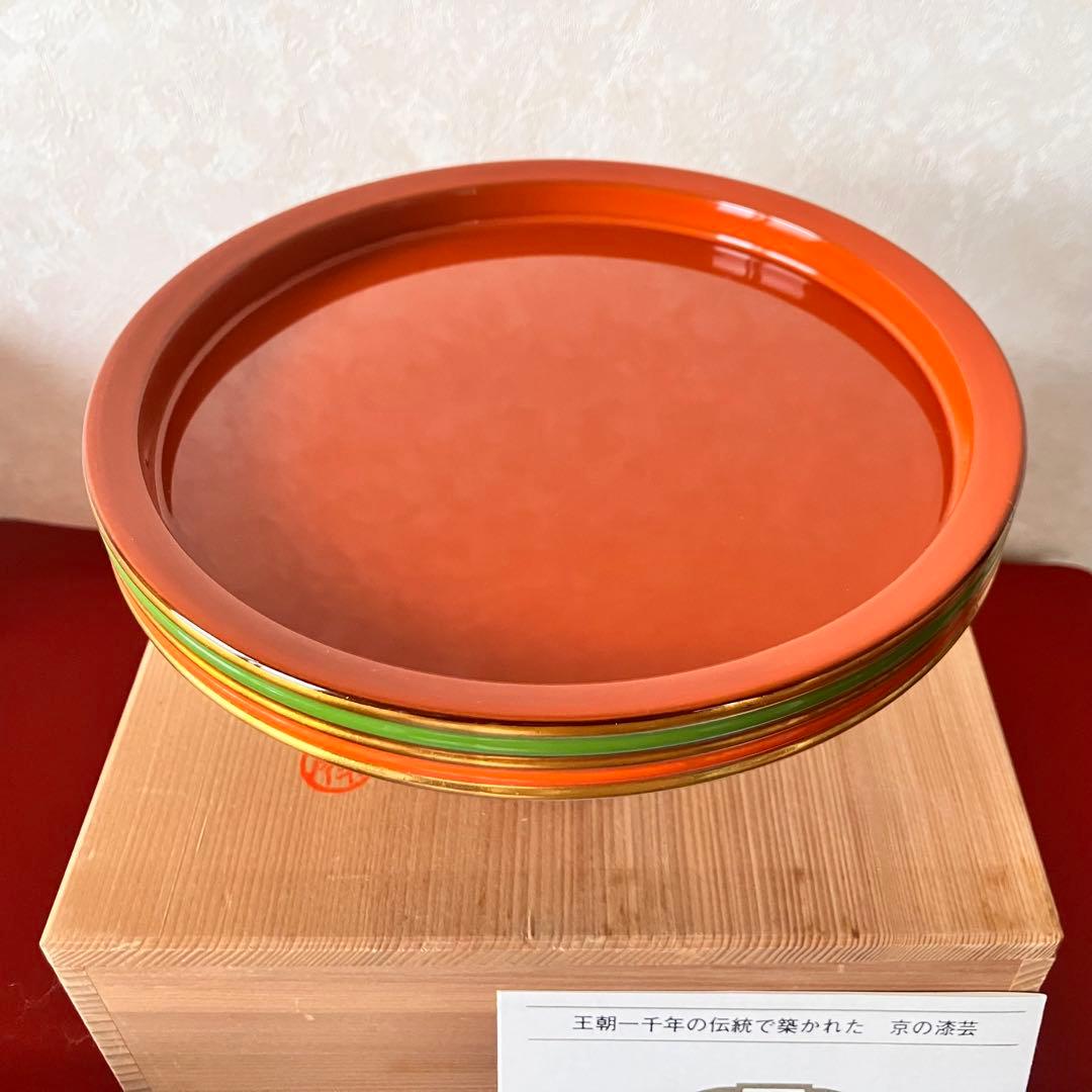 象彦 独楽塗り 高杯 菓子器