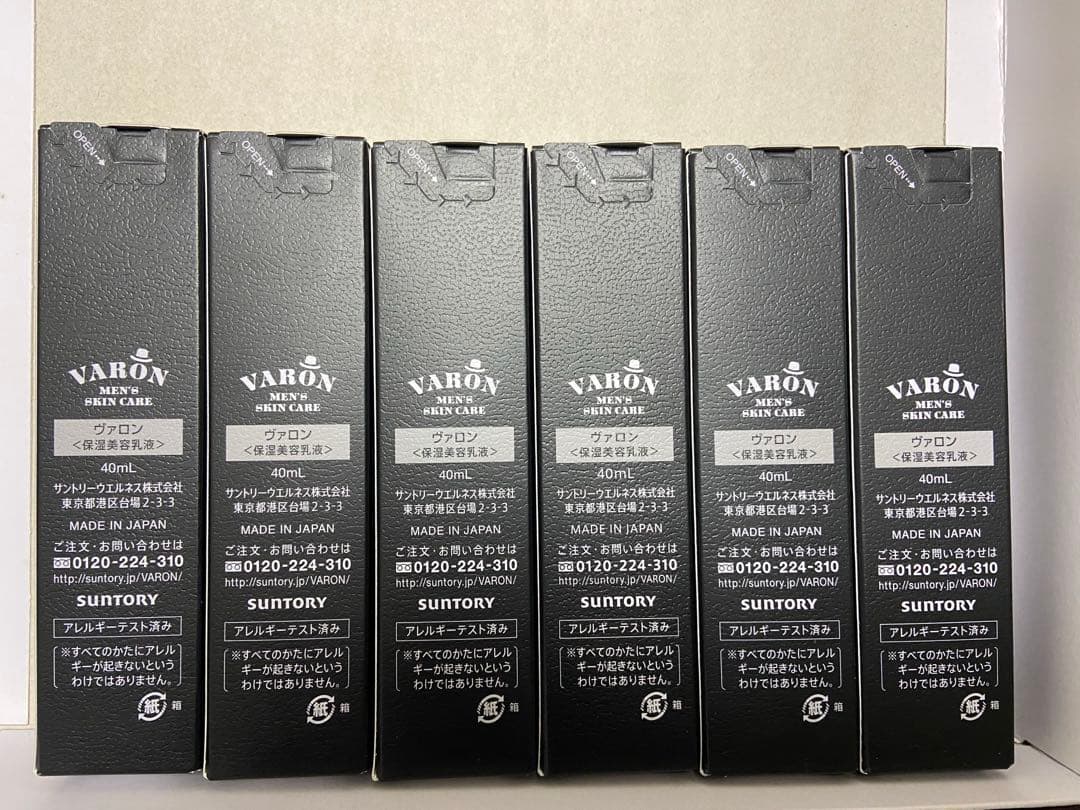【新品】40mlサントリーVARON original 6本まとめ売りメンズ