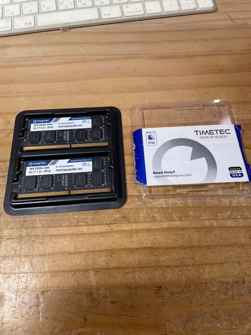メモリー TIMETEC16GBDDR4 2400MHz 78AP24NUS2R8-16G