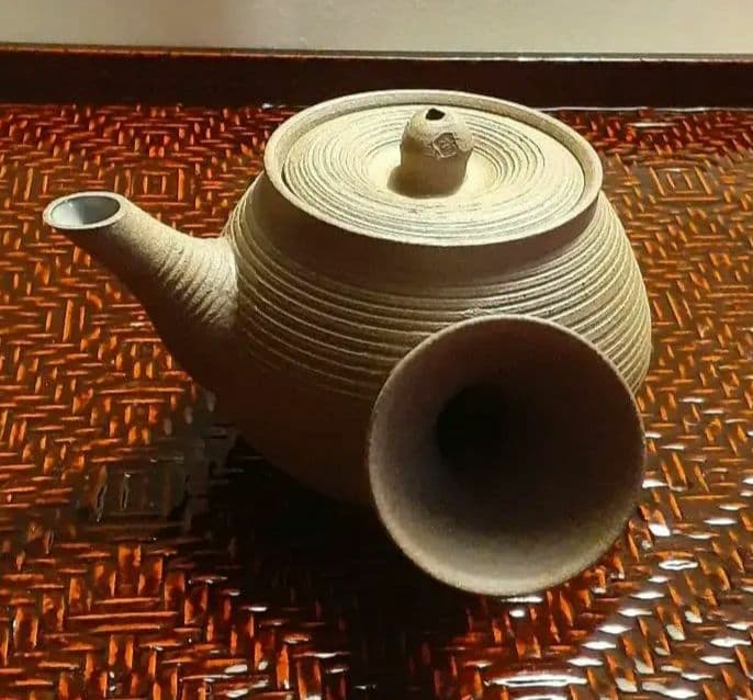 京焼【石雲窯(花蝶窯)急須】手塚石雲/清水焼/伝統工芸/茶器/民芸品/陶芸/骨董