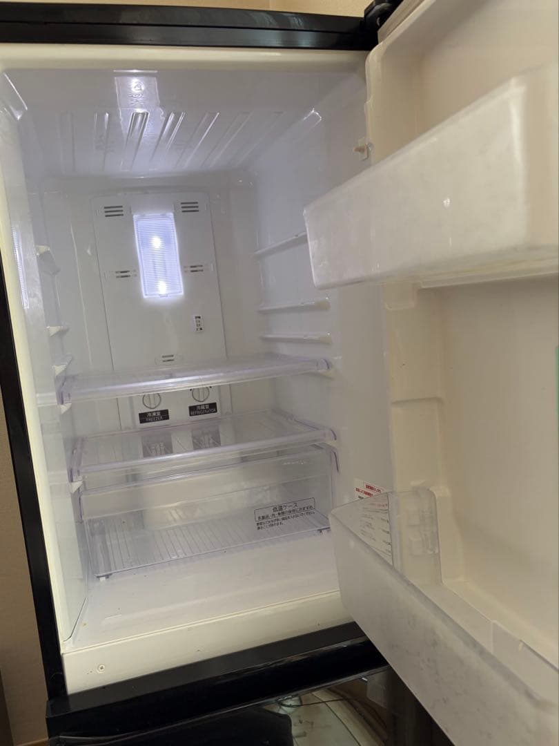【中古】三菱電機 冷蔵庫　ブラック　146L