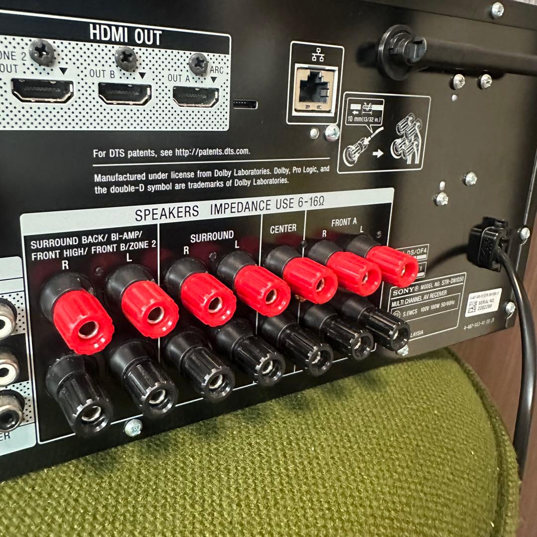SONY ソニー AVアンプ STR-DN1050 リモコン付