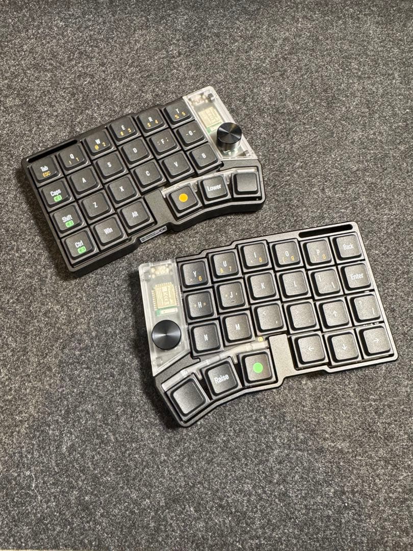 Cornix LP 無線分割キーボード ブラック 即日発送可能