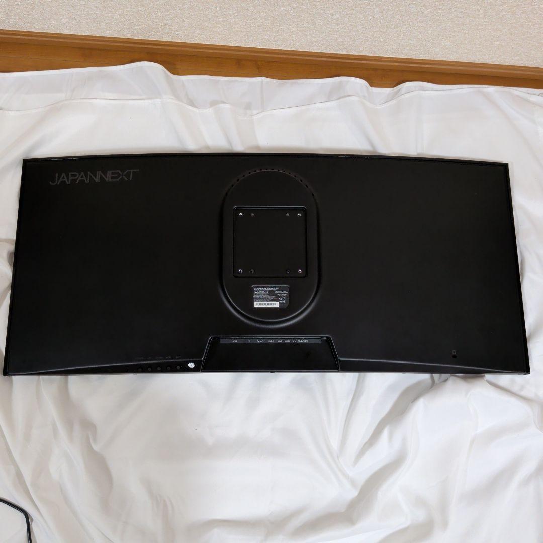 JAPANNEXT 37.5インチ WQHD+湾曲ゲーミングディスプレイモニター
