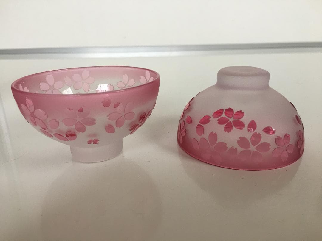硝子工芸作家さんの徳利セット(徳利＋盃2個）