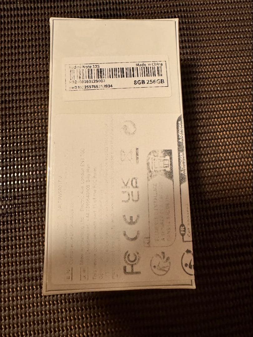 スマートフォン本体 Xiaomi Redmi Note 12s 8G RAM 256GB ROM