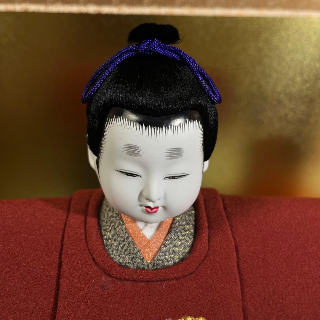 江戸木目込人形　親王飾り　お雛様　立ち雛　木目込人形　雛人形