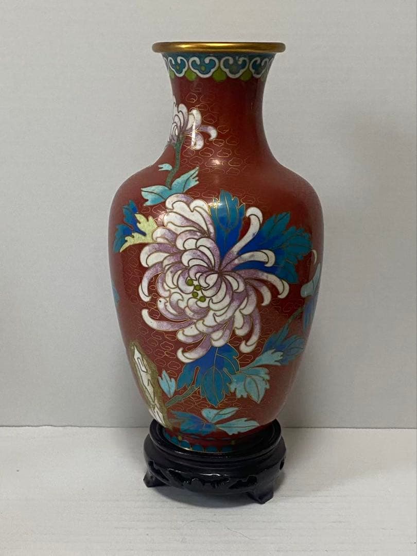 景泰蓝 銅胎掐絲琺瑯 年代物 骨董品
