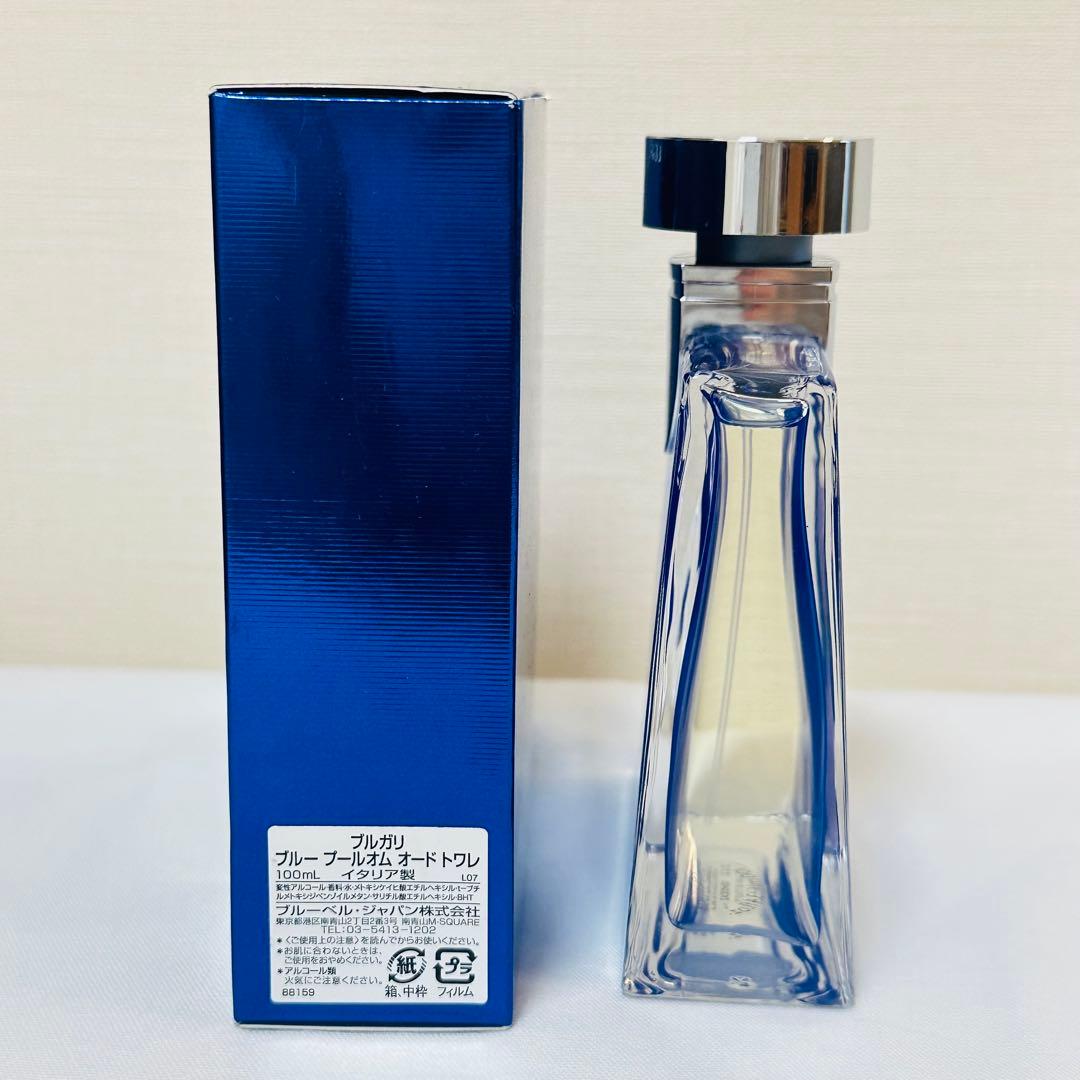新品未使用　ブルガリ　ブルー　プールオム　オードトワレ　香水　100ml