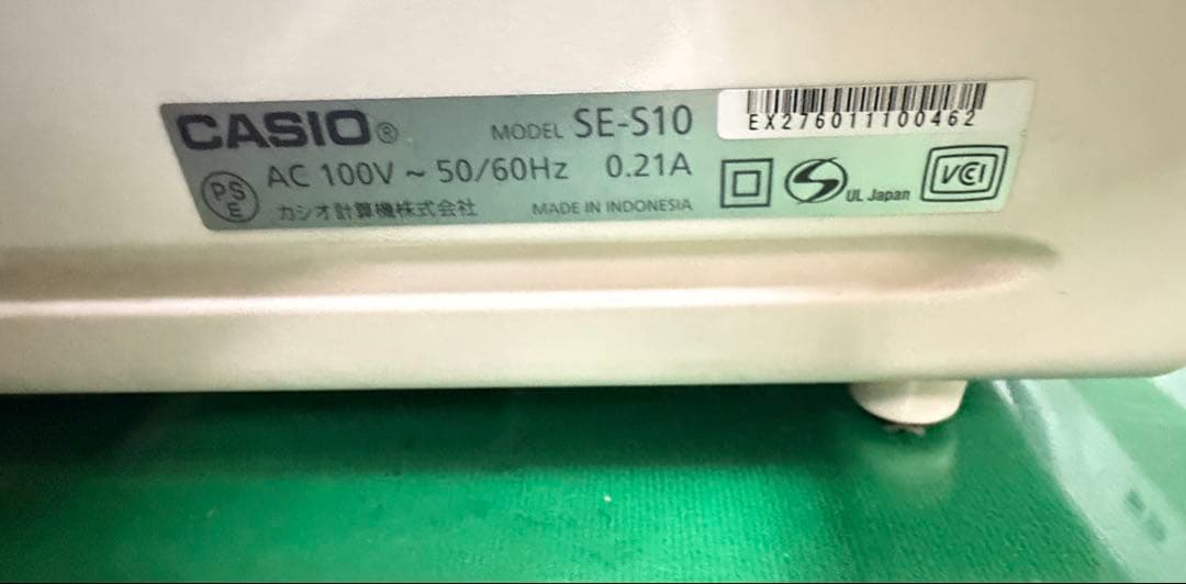 美品　CASIO SE-S10 電子レジスター　完動品
