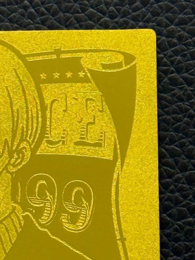 【超希少】サンジ　エッチングカード　ゴールド　アマダ N-05 レトロ