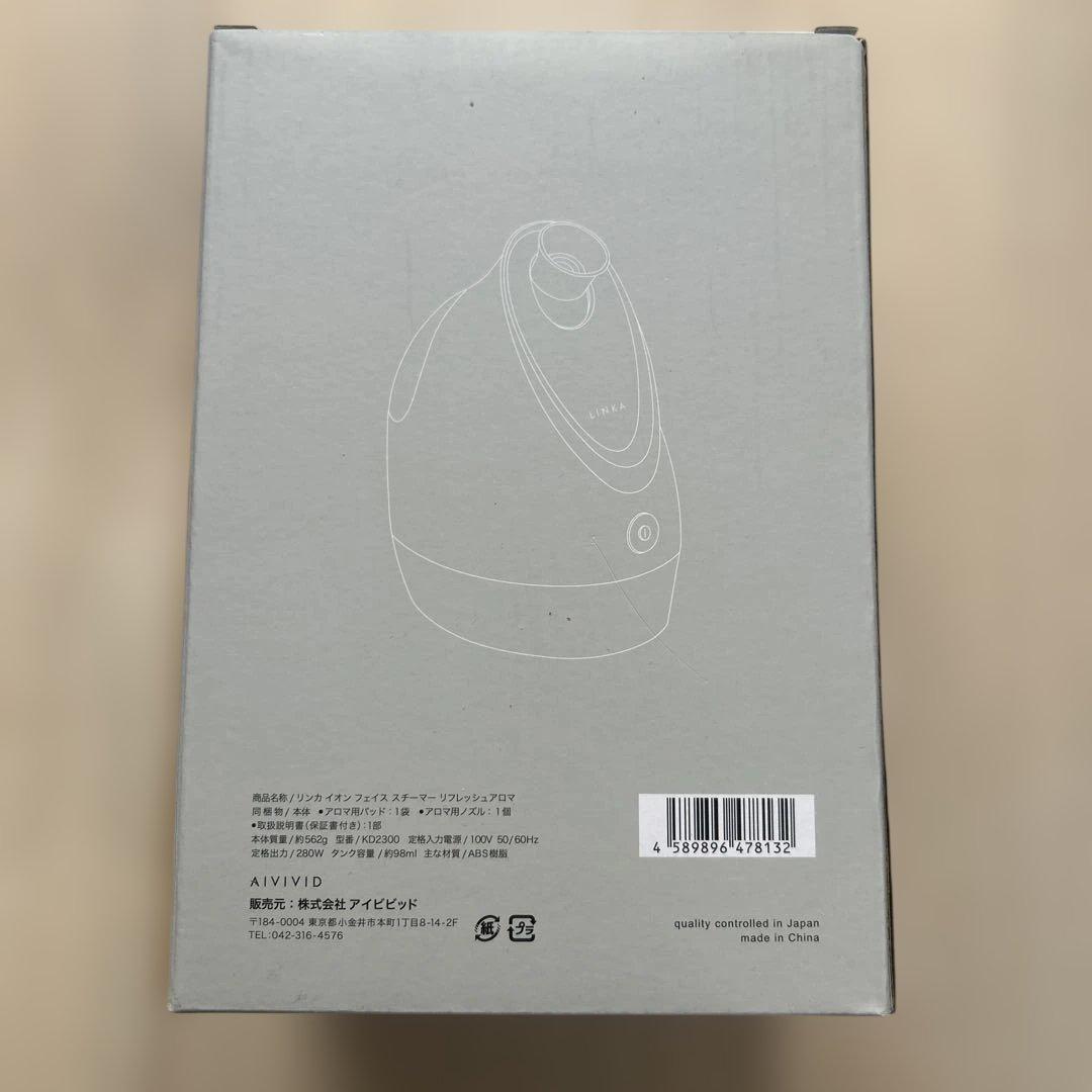 LINKA ion face steamer 新品未使用