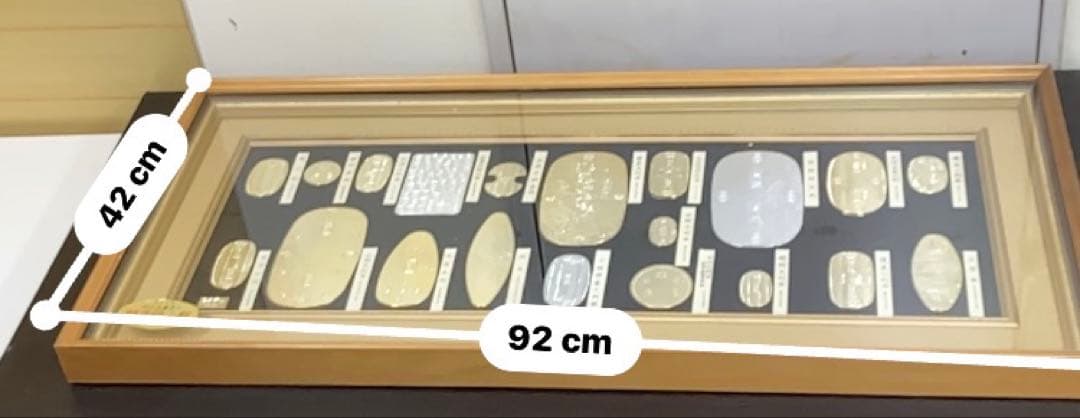 日本製　レプリカ　福小判 大判 壁掛け 美術工芸品 額装コレクション 古銭