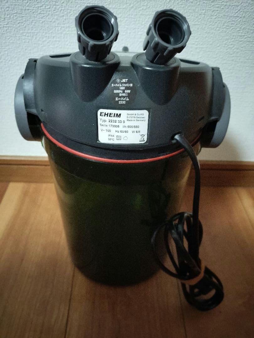 EHEIM 2234とプレフィルターキット